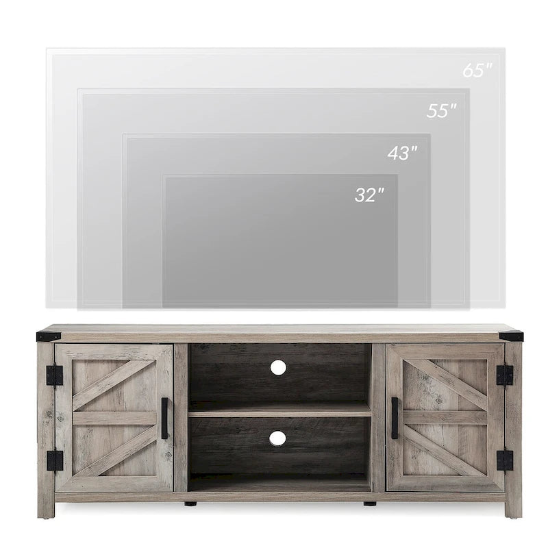 Barndoor TV Stand Entertainment Center for TVs up to 70-inch