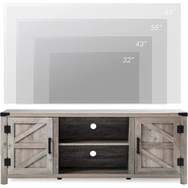 Barndoor TV Stand Entertainment Center for TVs up to 70-inch