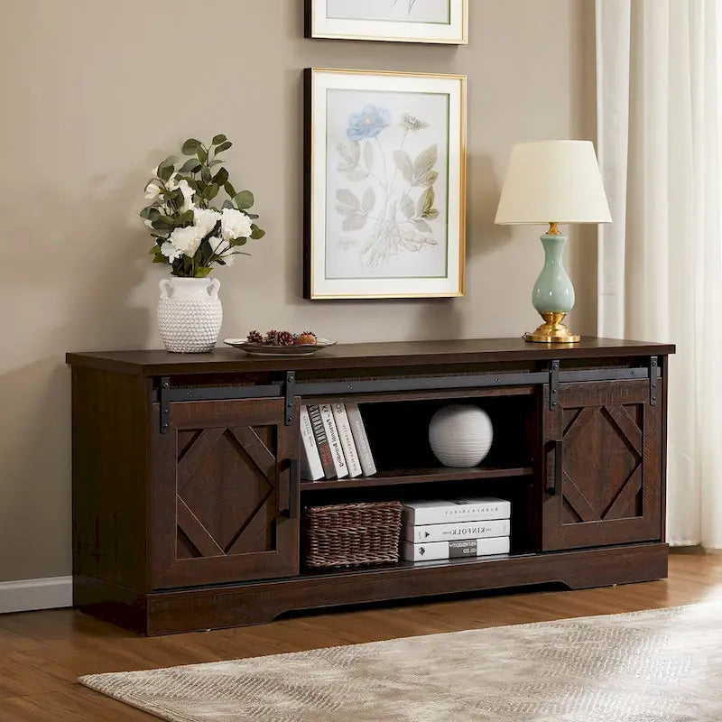 Barndoor TV Stand Entertainment Center for TVs up to 70-inch