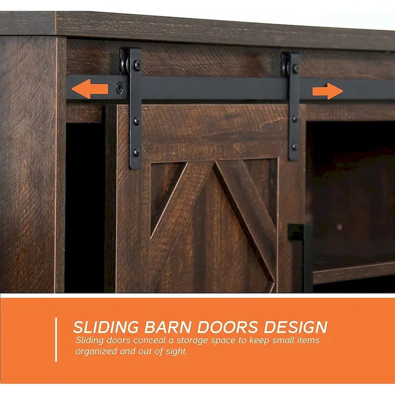 Barndoor TV Stand Entertainment Center for TVs up to 70-inch