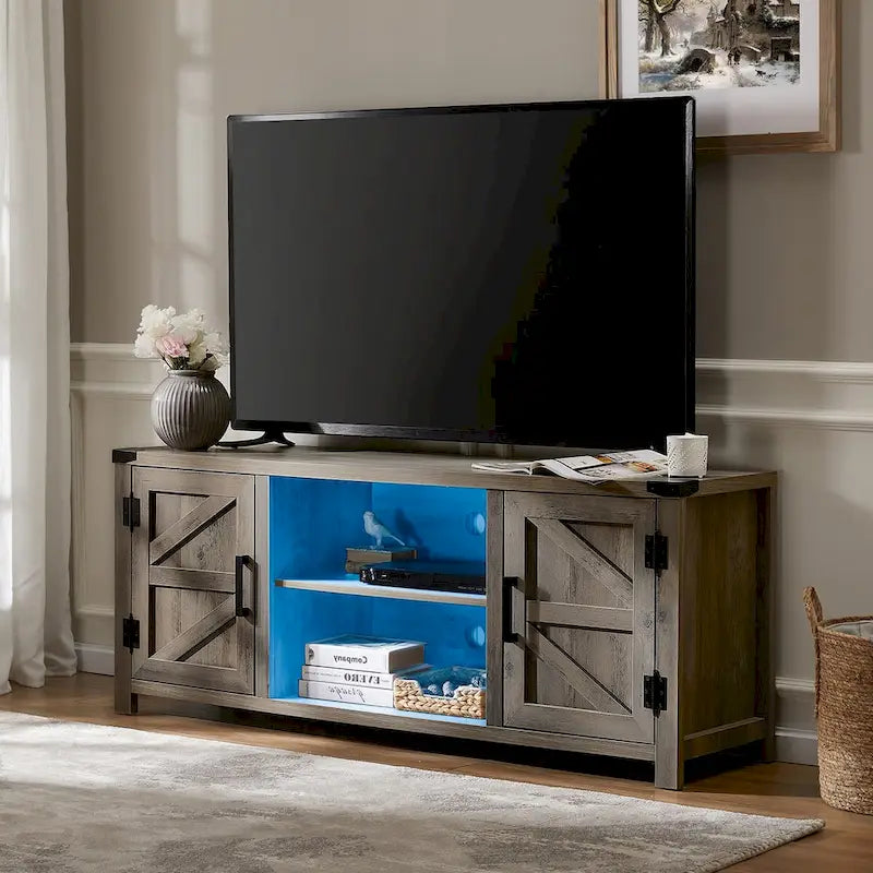Barndoor TV Stand Entertainment Center for TVs up to 70-inch