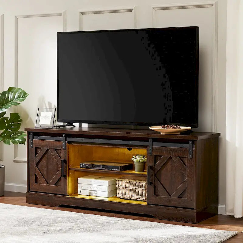 Barndoor TV Stand Entertainment Center for TVs up to 70-inch