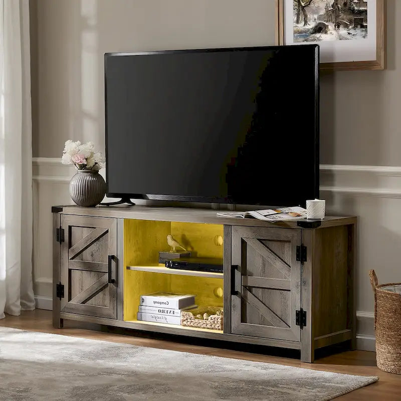 Barndoor TV Stand Entertainment Center for TVs up to 70-inch