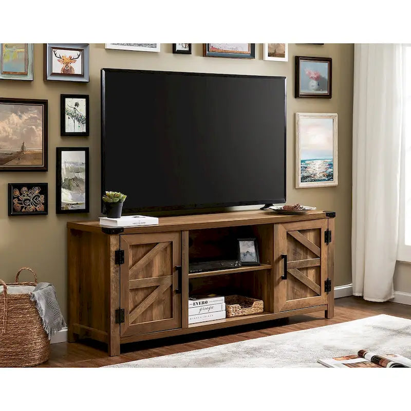Barndoor TV Stand Entertainment Center for TVs up to 70-inch