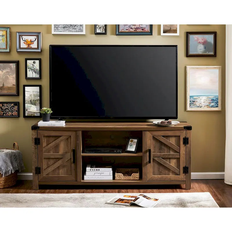 Barndoor TV Stand Entertainment Center for TVs up to 70-inch