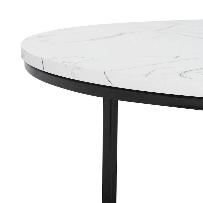 Marble Coffee Table - 35 W x 35 D x 19 H - 35Wx35Dx19H