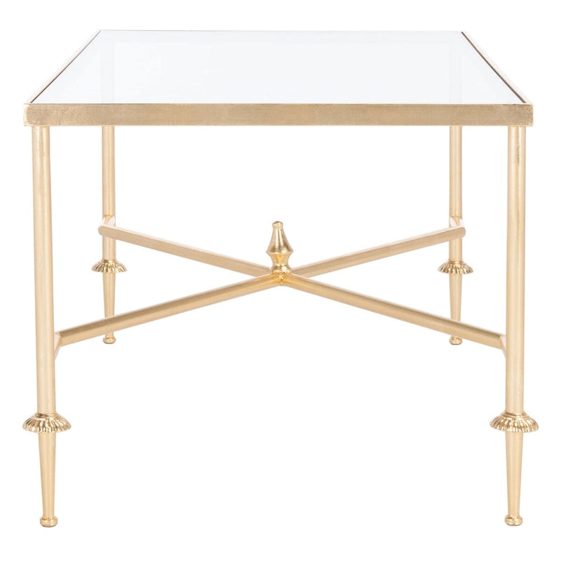 Gold Leaf Coffee Table - 44 W x 24 L x 20.5 H - 44Wx24Dx21H