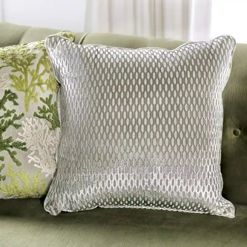 Transitional Green Solid Wood Padded Loveseat by