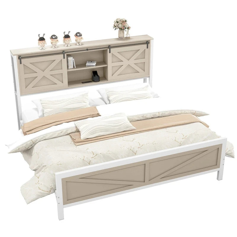Oak Queen/King Size Bed Frame
