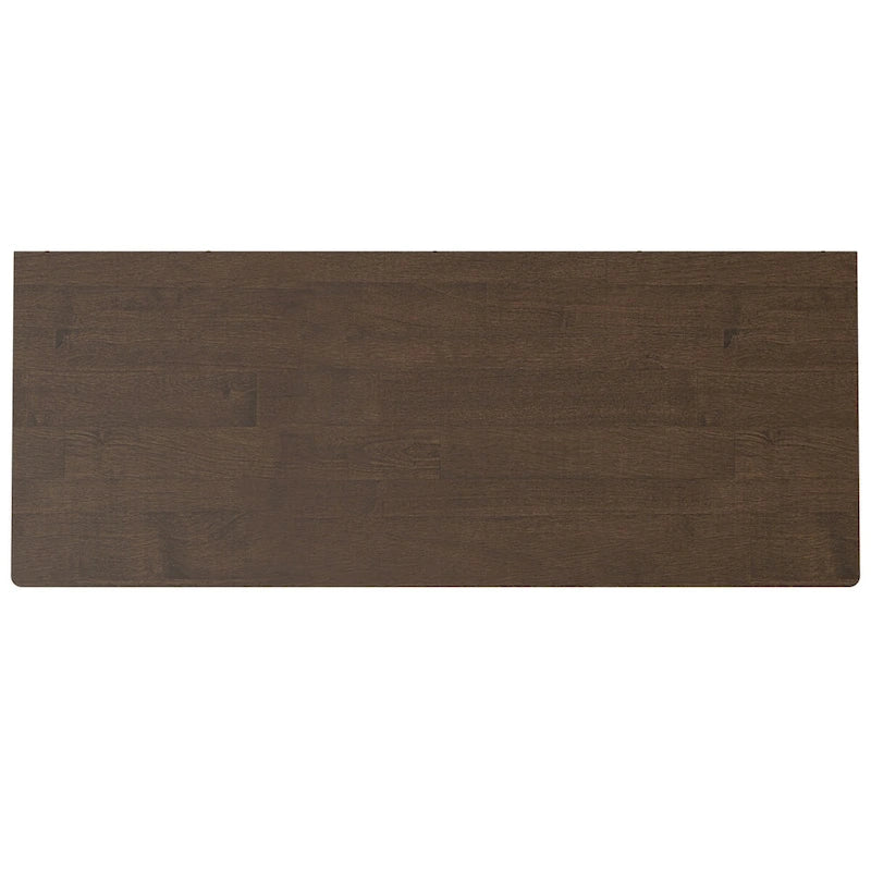 SOLID HARDWOOD 38 Wide Rectangle Modern 2 Door Sideboard Buffet/Storage Cabinet in Walnut Brown